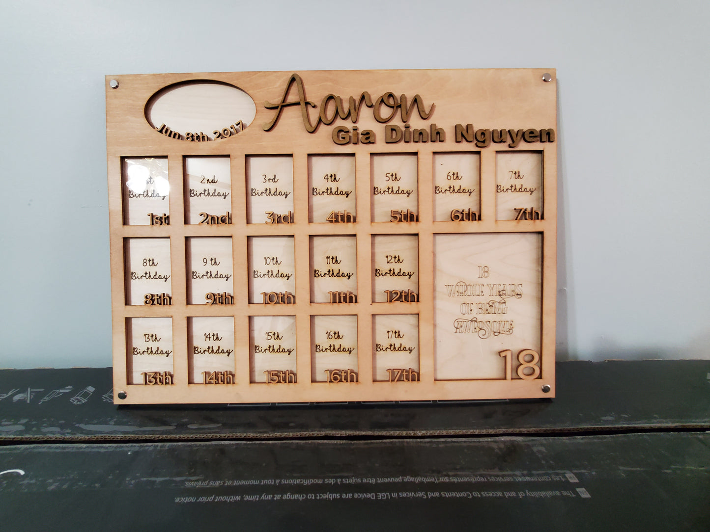 0-18 Memory Keeper Photo Frame