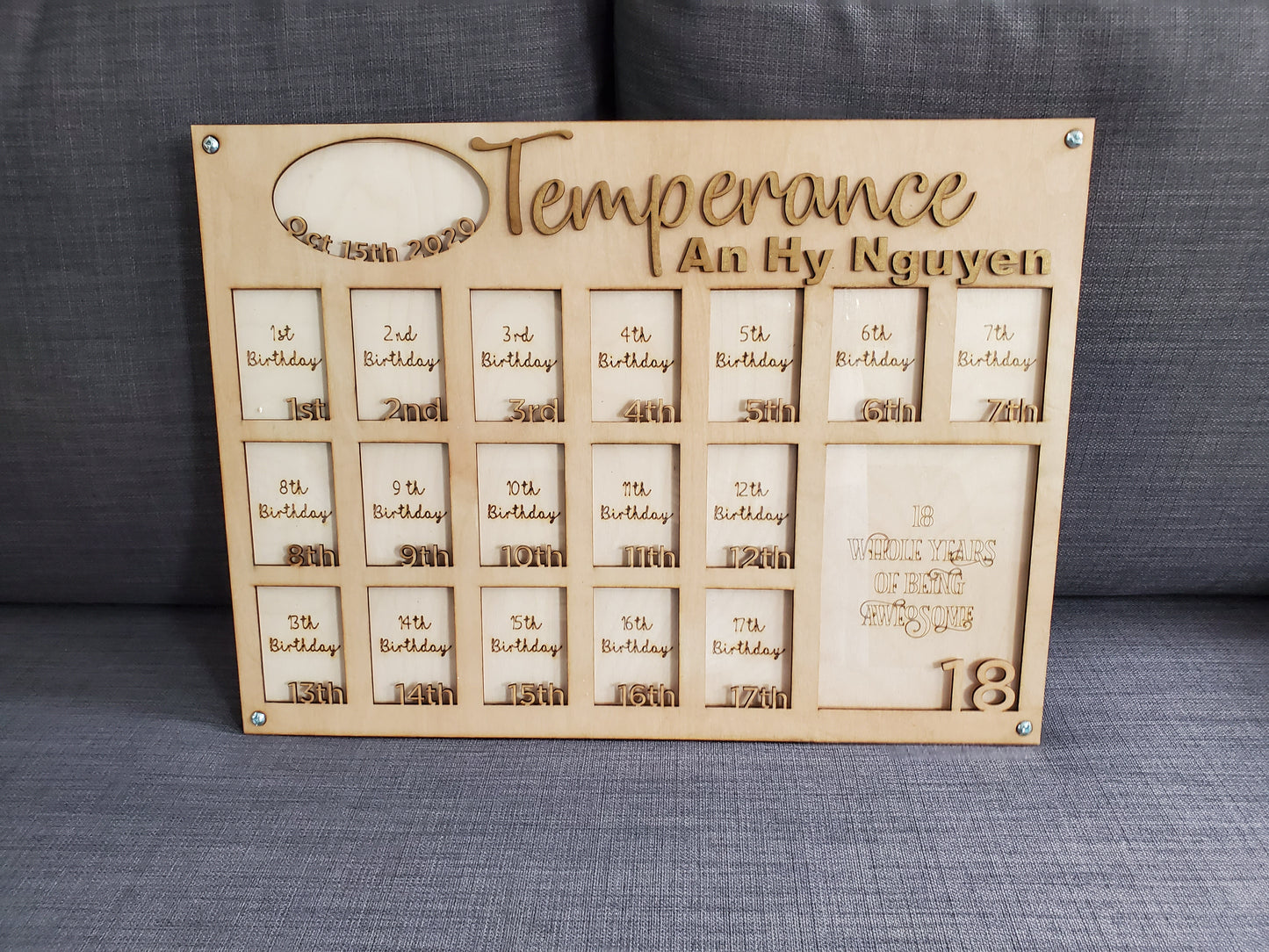 0-18 Memory Keeper Photo Frame