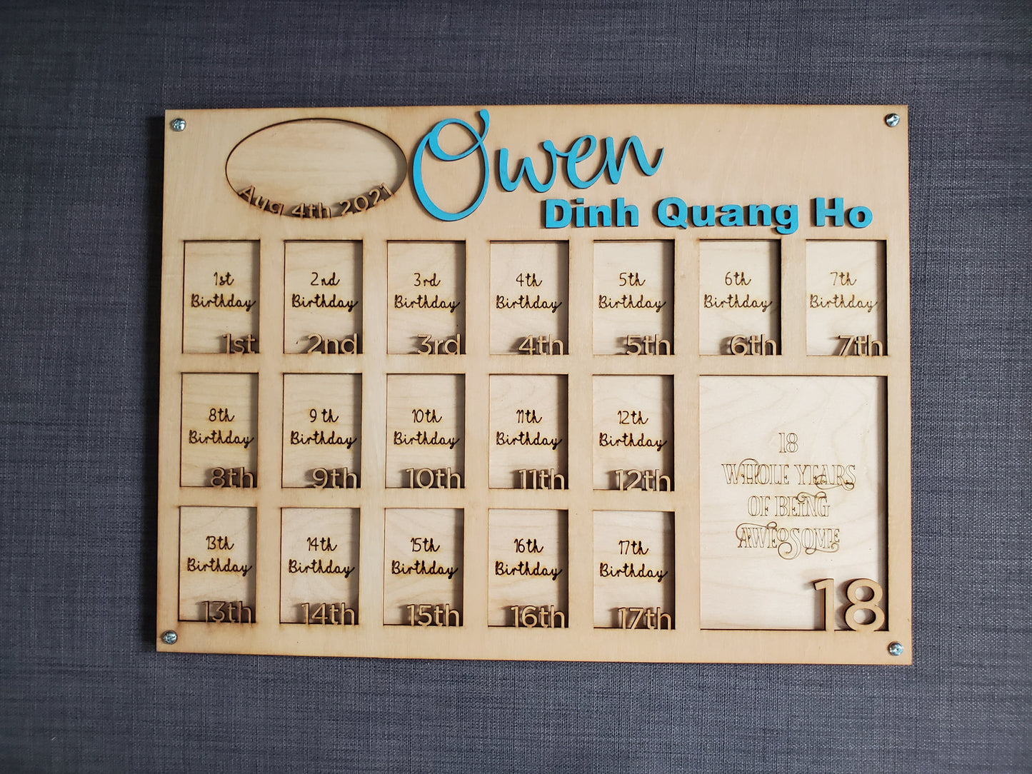 0-18 Memory Keeper Photo Frame