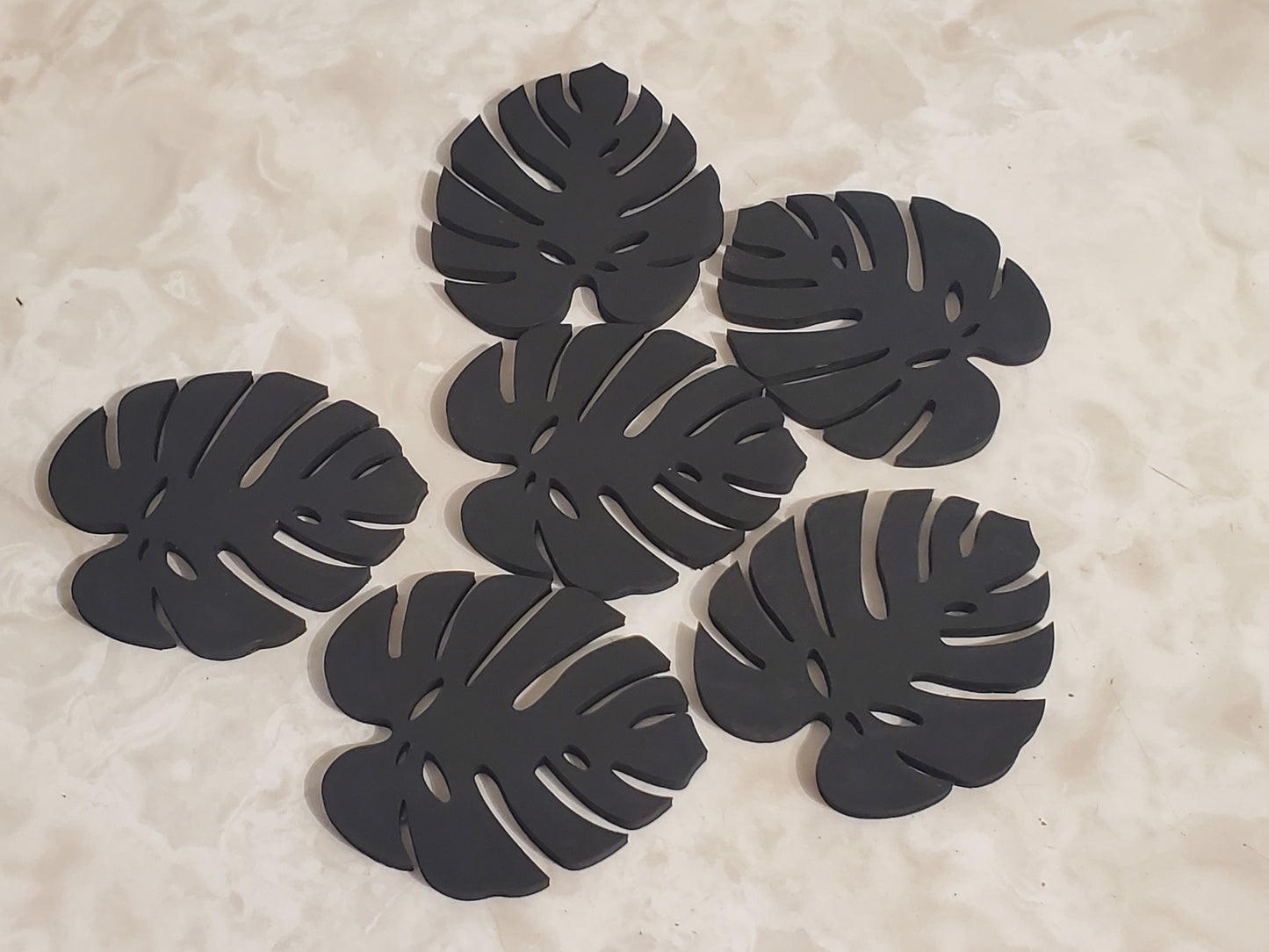 Monstera Leaf coasters