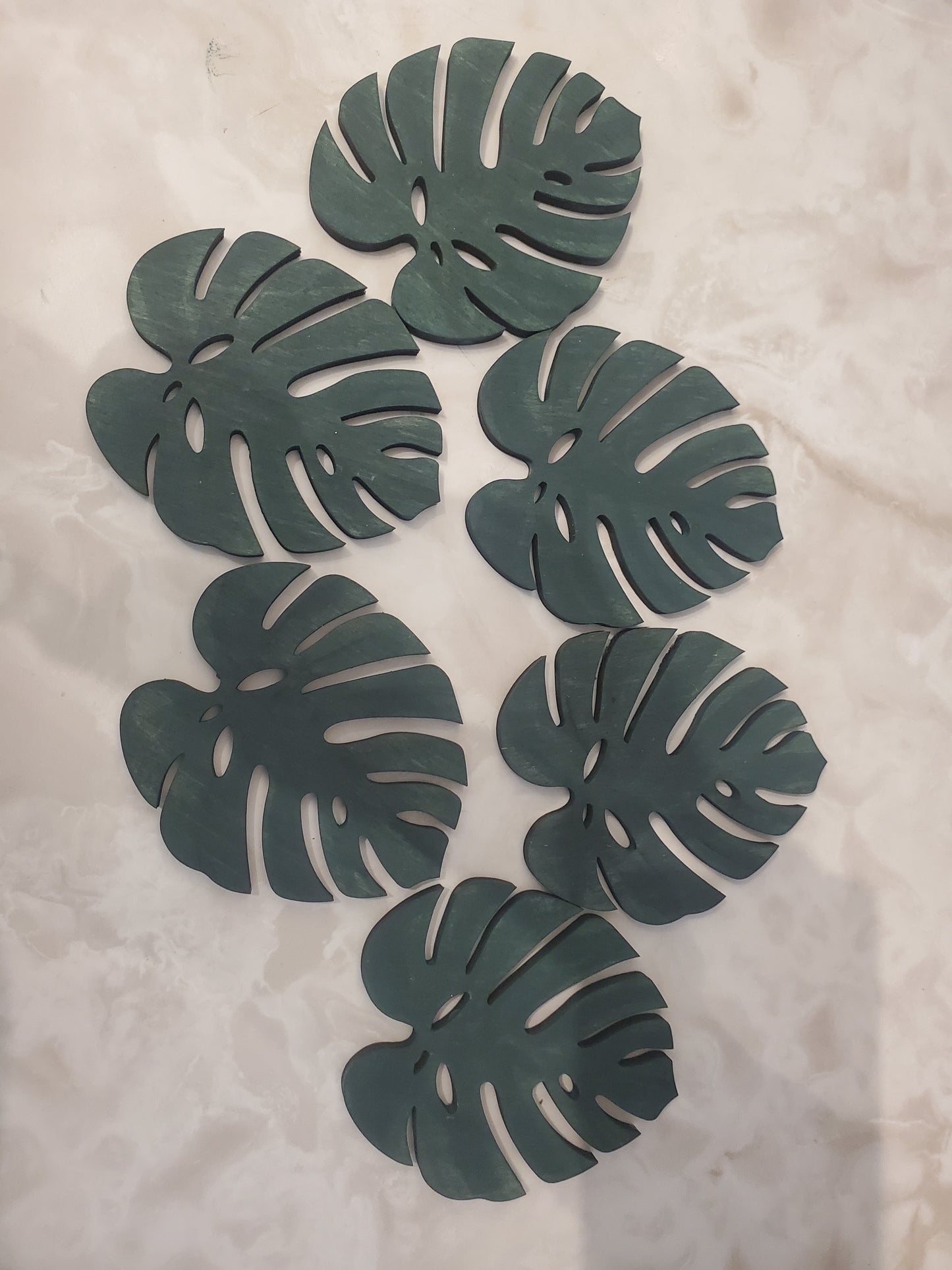 Monstera Leaf coasters