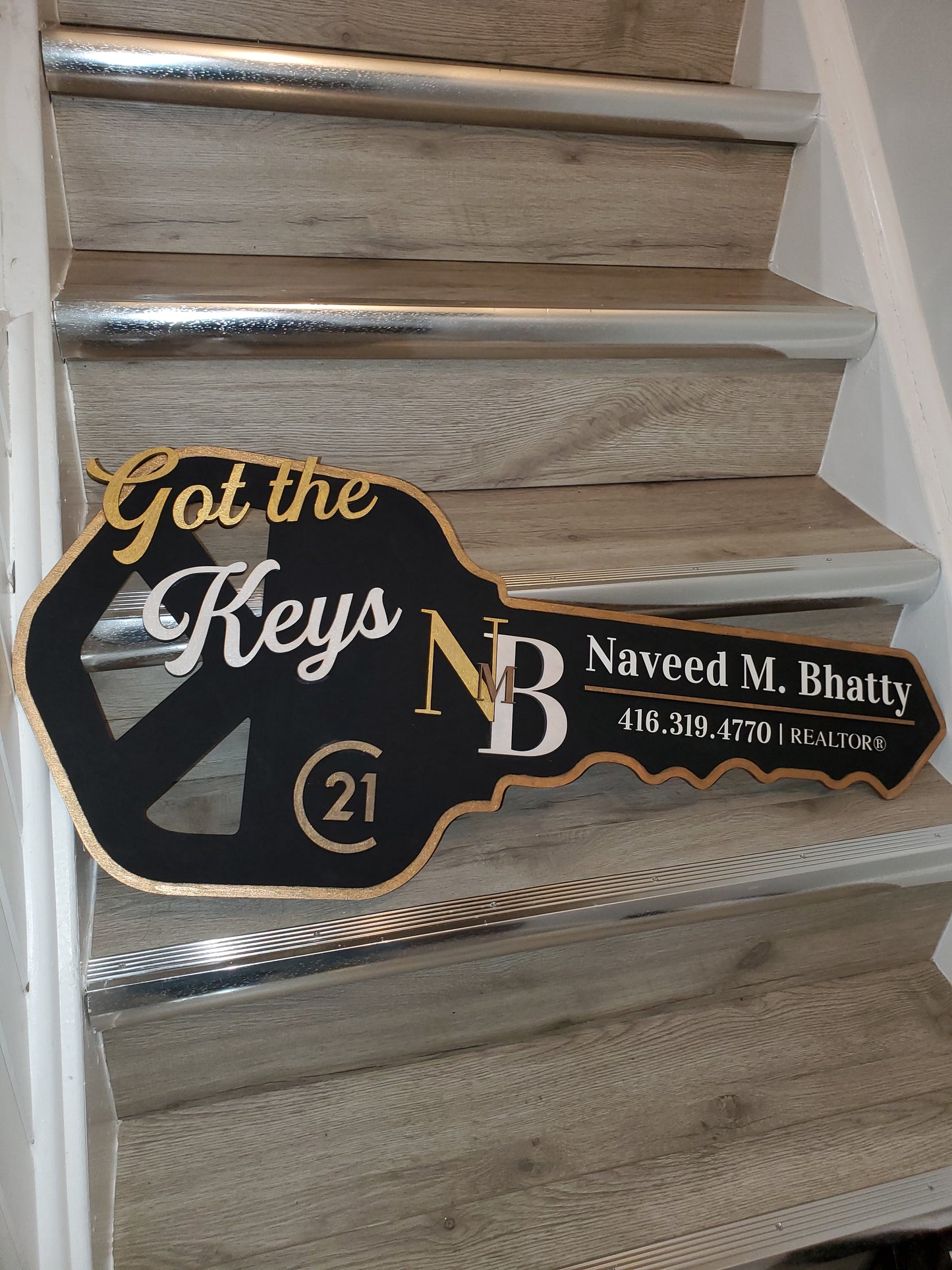 Realtor Key Signs (Hexagon Key)