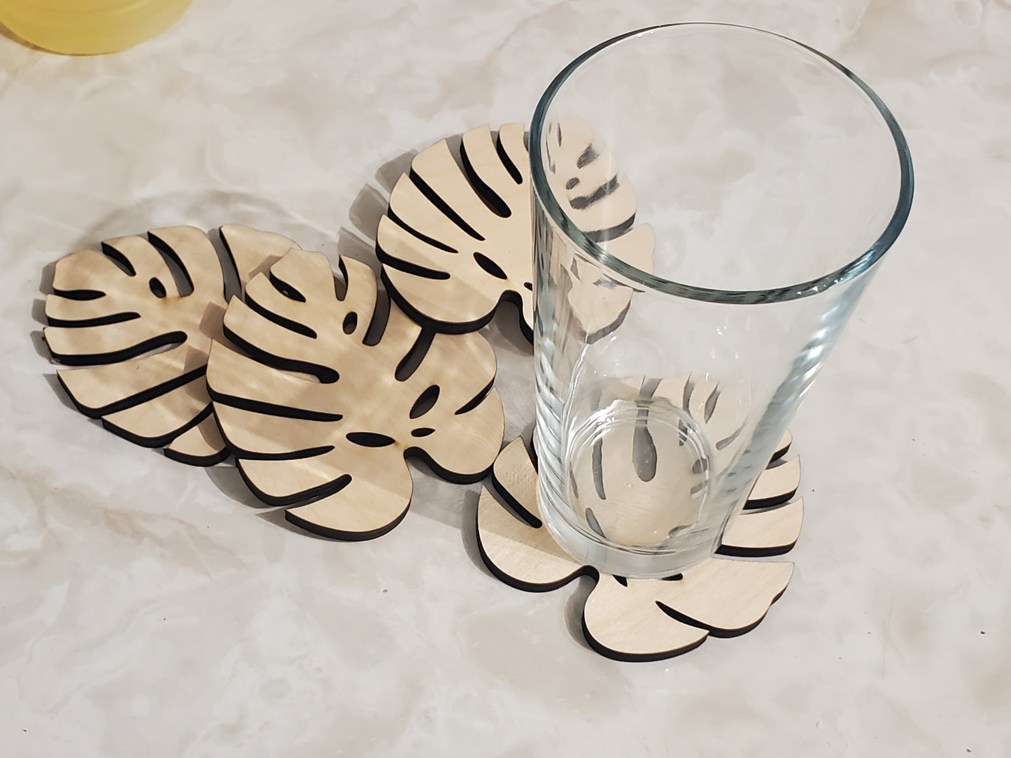 Monstera Leaf coasters