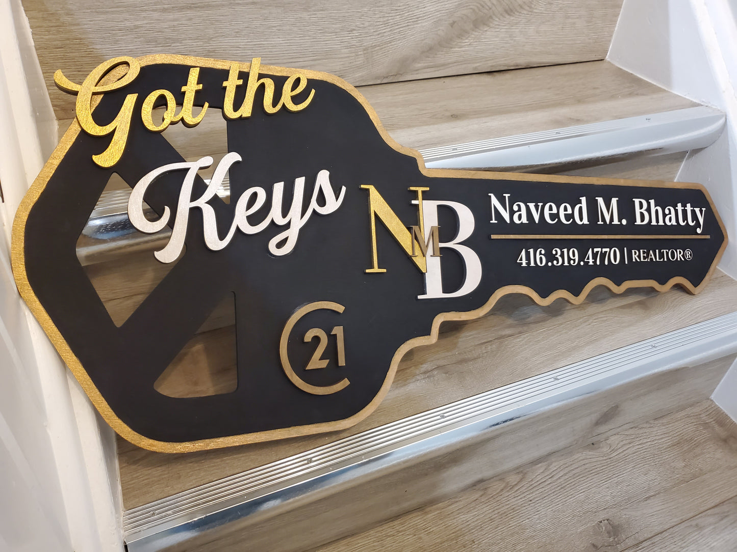 Realtor Key Signs (Hexagon Key)