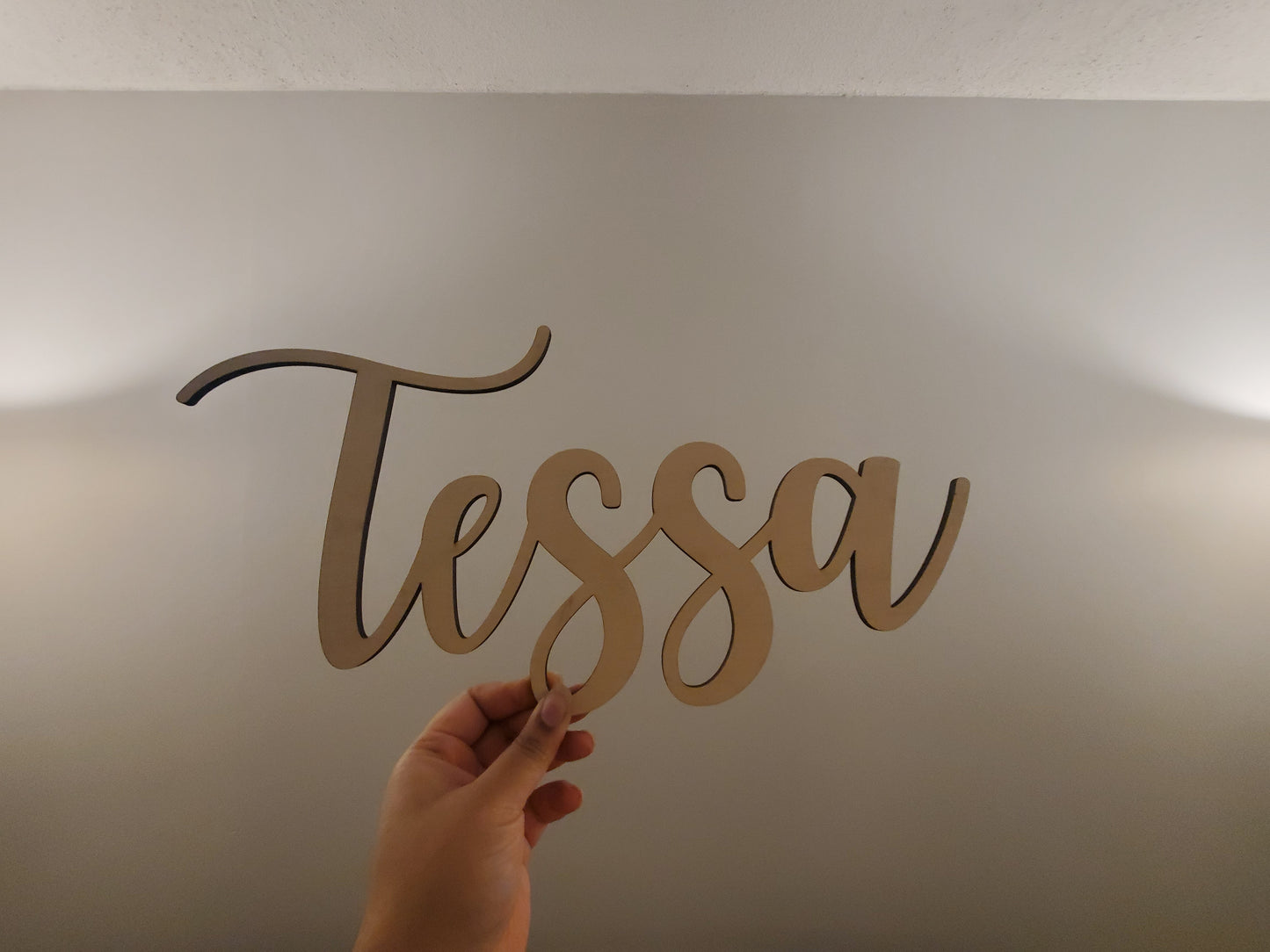 18" Custom Wood Name Wall Sign