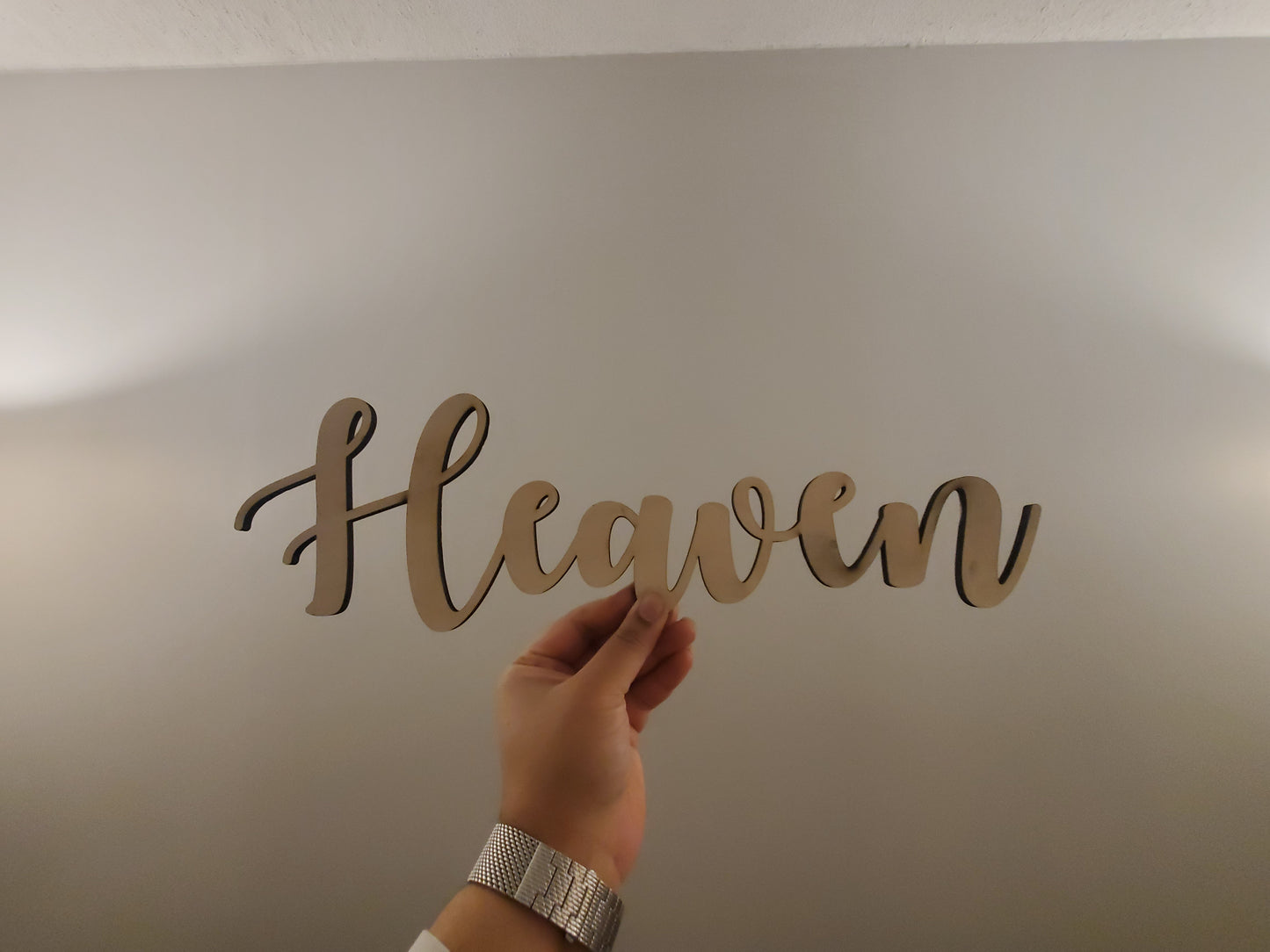 18" Custom Wood Name Wall Sign