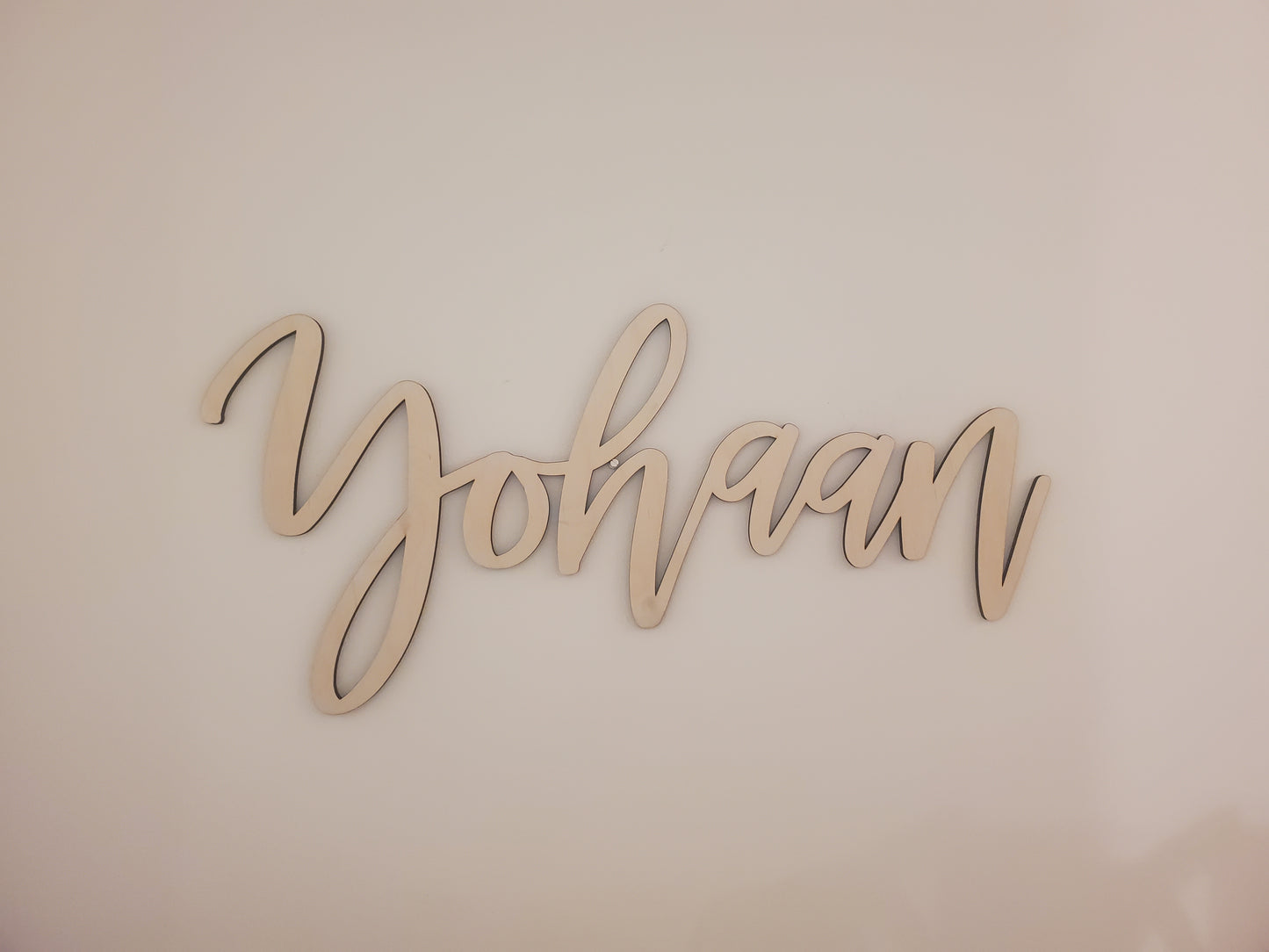 18" Custom Wood Name Wall Sign