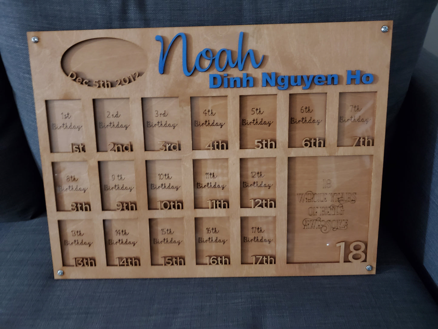 0-18 Memory Keeper Photo Frame