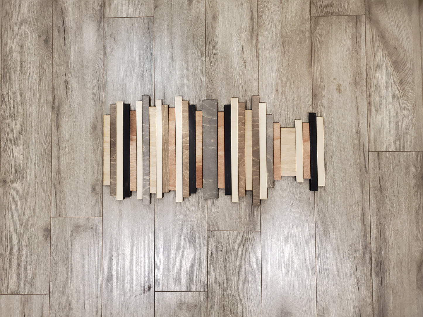 Soundwave wood art piece, Sound byte wall hanging, wood song equalizer art, custom sound or song equalizer design, Soundwave art