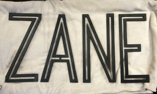 Panneau 'ZANE' 30" en noir