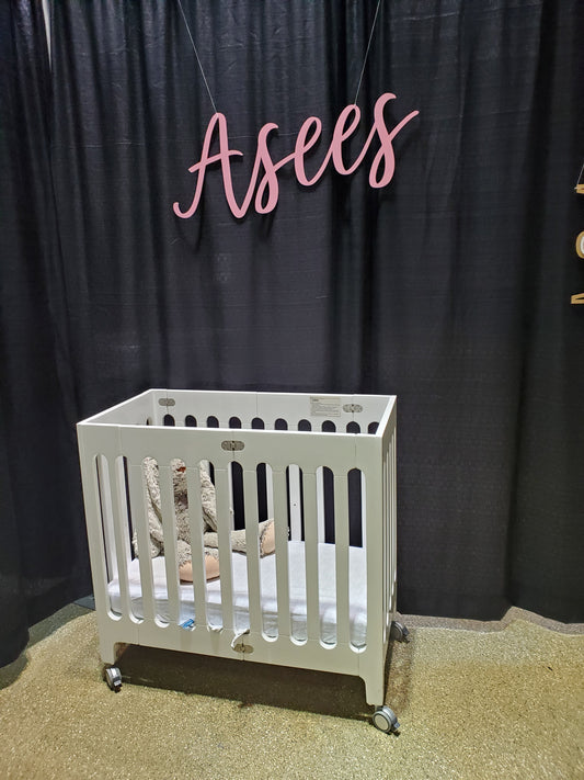 Panneau 'Asees' 36" en rose